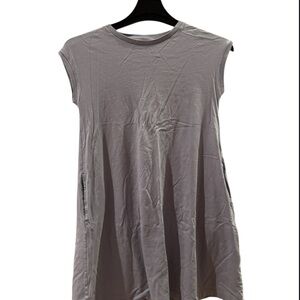 Purple Gray Women's Uniqlo Midi Dress